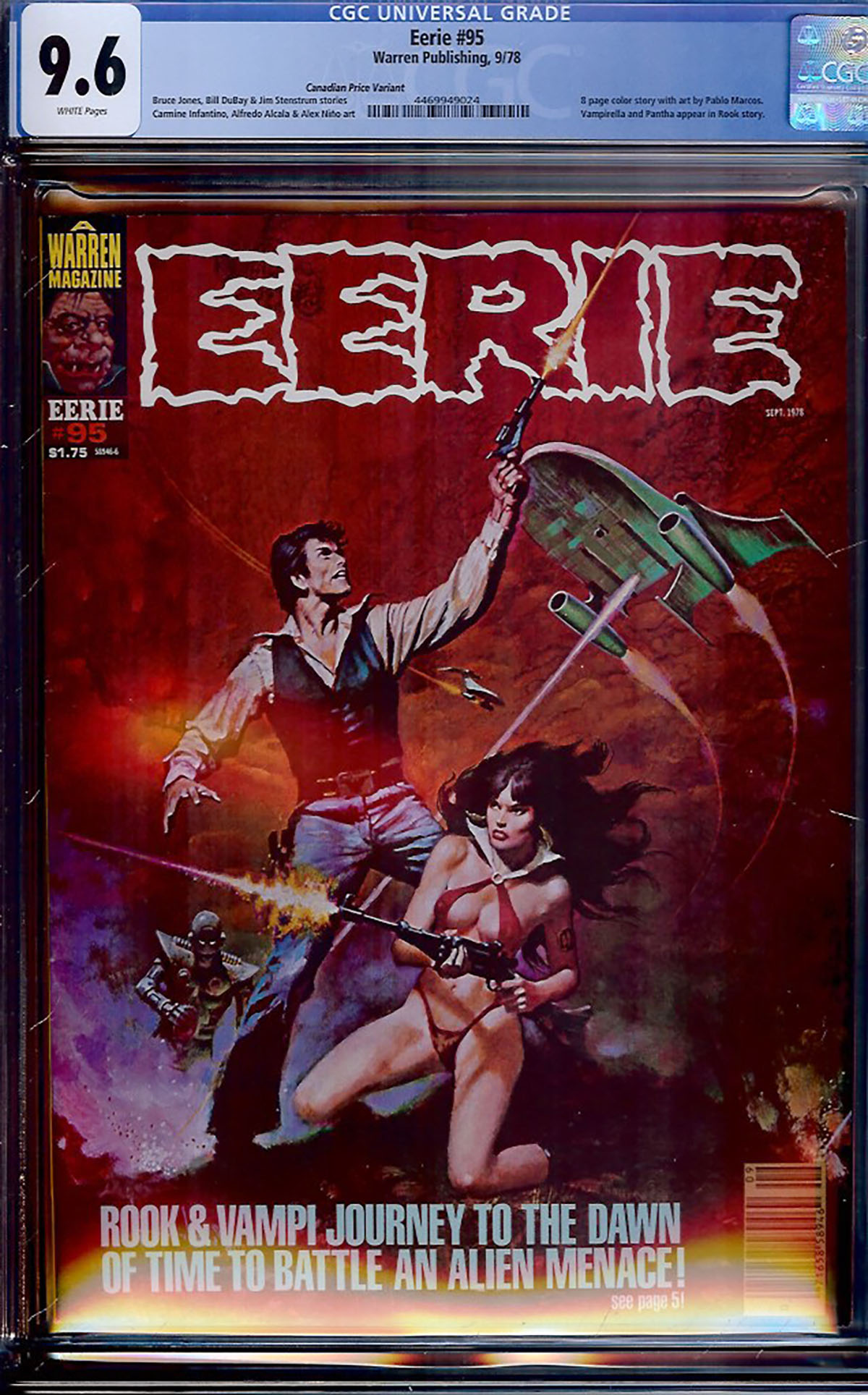 Eerie #95 CGC 9.6 w Canadian Price Variant