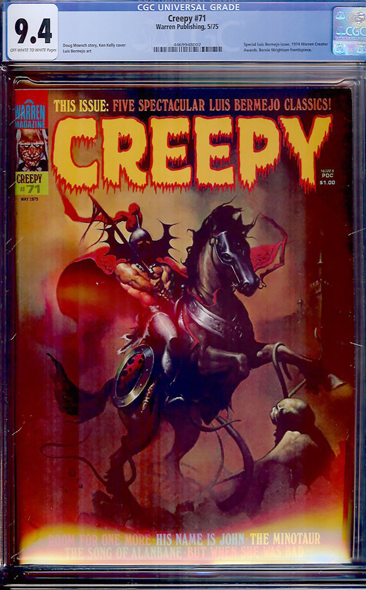 Creepy #71 CGC 9.4 ow/w