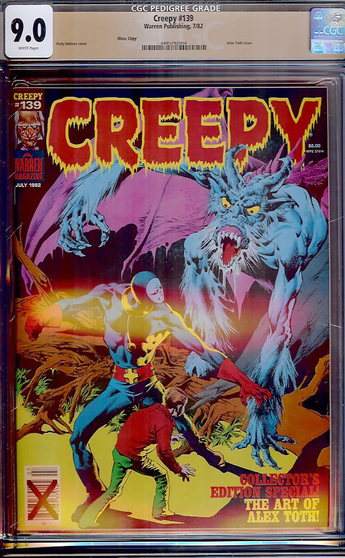 Creepy #139 CGC 9.0 w Mass. Copy