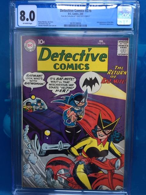 Detective Comics #276 CGC 8.0 ow