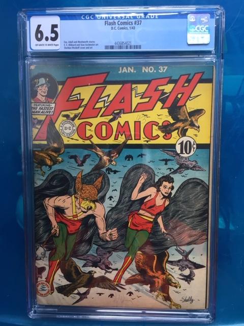 Flash Comics #37 CGC 6.5 ow/w