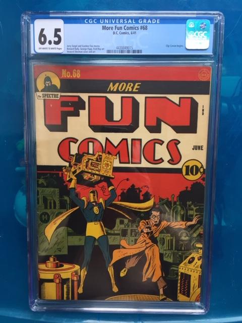 More Fun Comics #68 CGC 6.5 ow/w