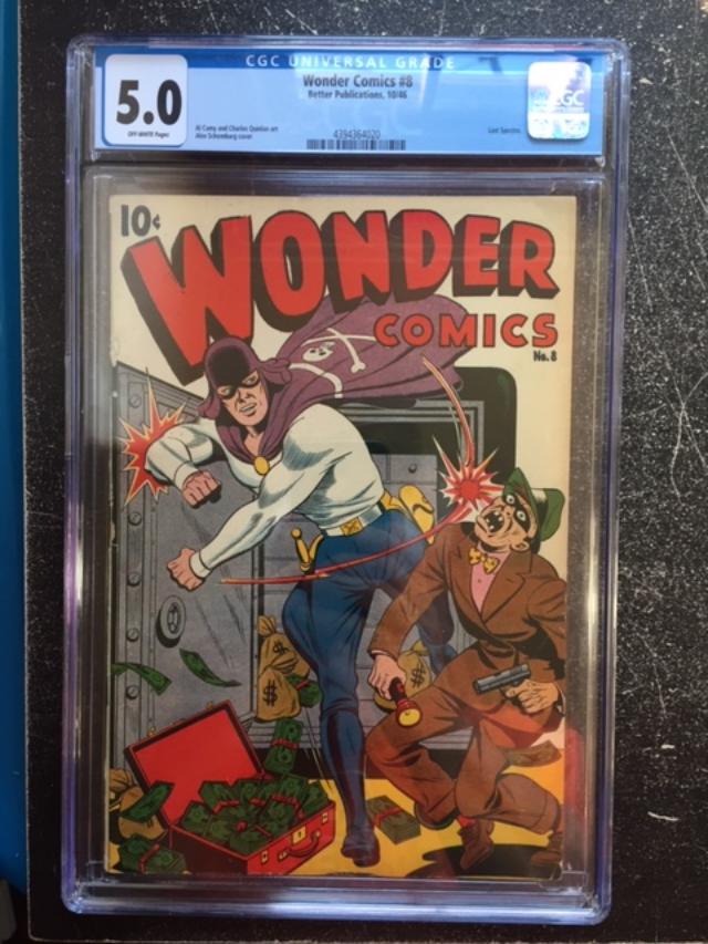 Wonder Comics #8 CGC 5.0 ow