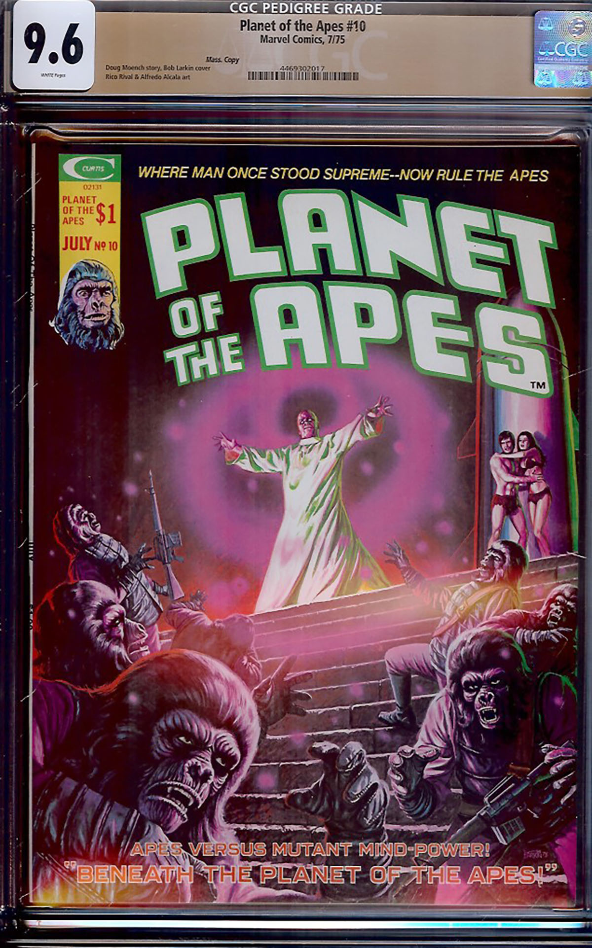 Planet of the Apes #10 CGC 9.6 w Mass. Copy