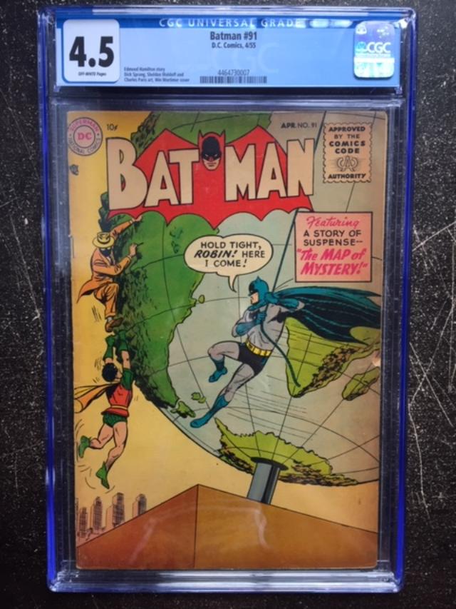 Batman #91 CGC 4.5 ow