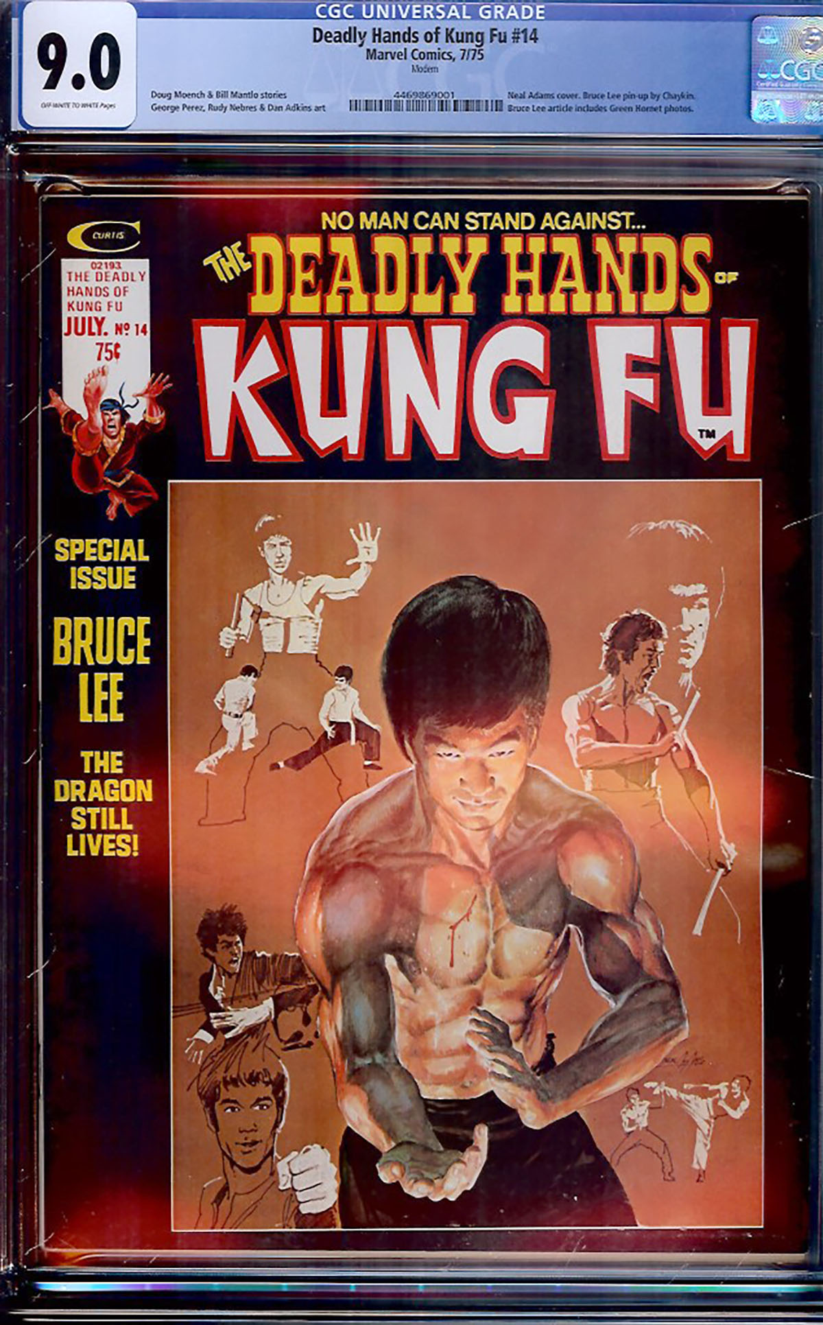 Deadly Hands of Kung Fu #14 CGC 9.0 ow/w