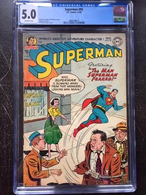 Superman #93 CGC 5.0 ow/w