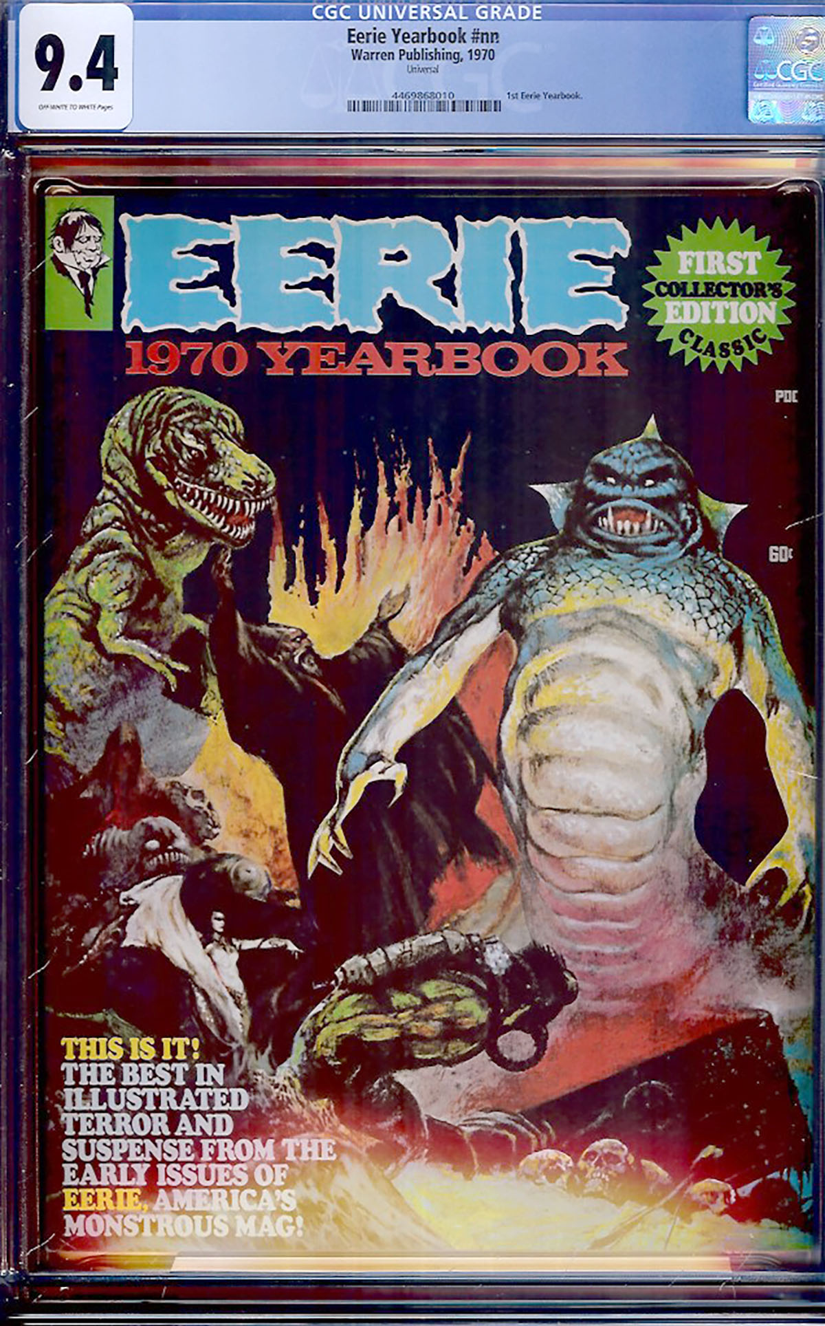 Eerie Yearbook #1 CGC 9.4 ow/w