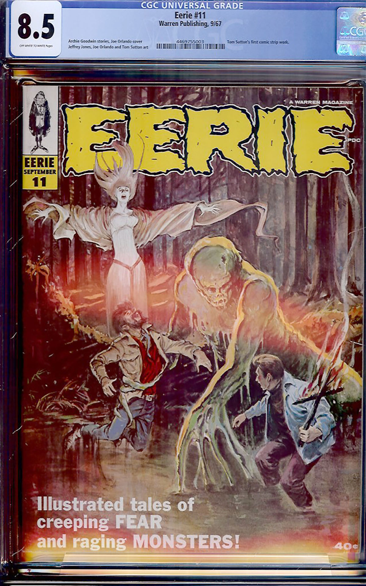 Eerie #11 CGC 8.5 ow/w