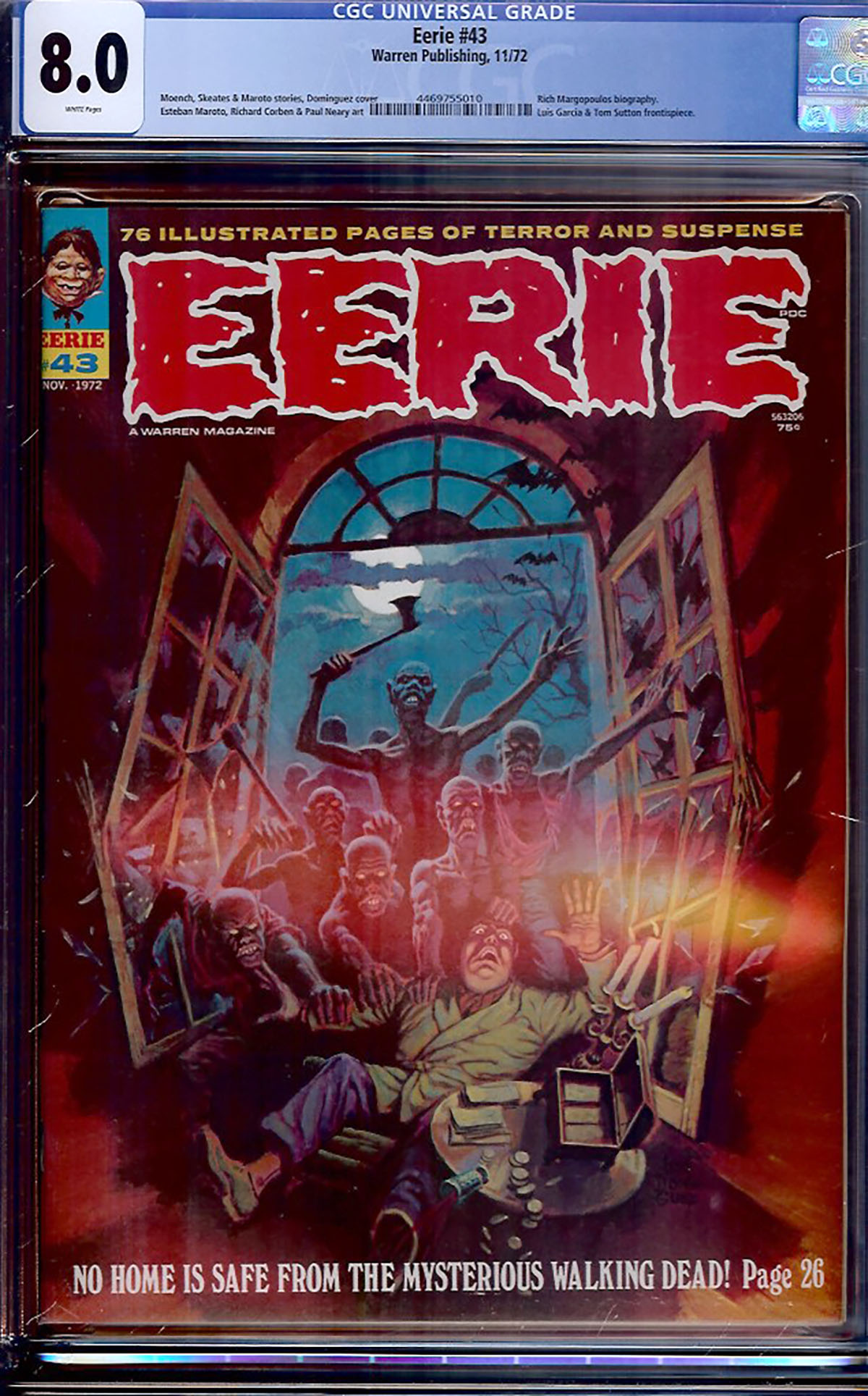 Eerie #43 CGC 8.0 w