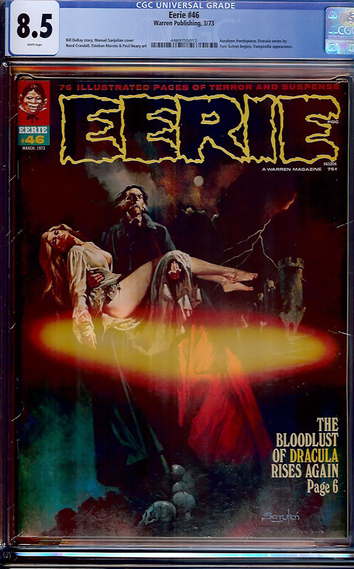 Eerie #46 CGC 8.5 w