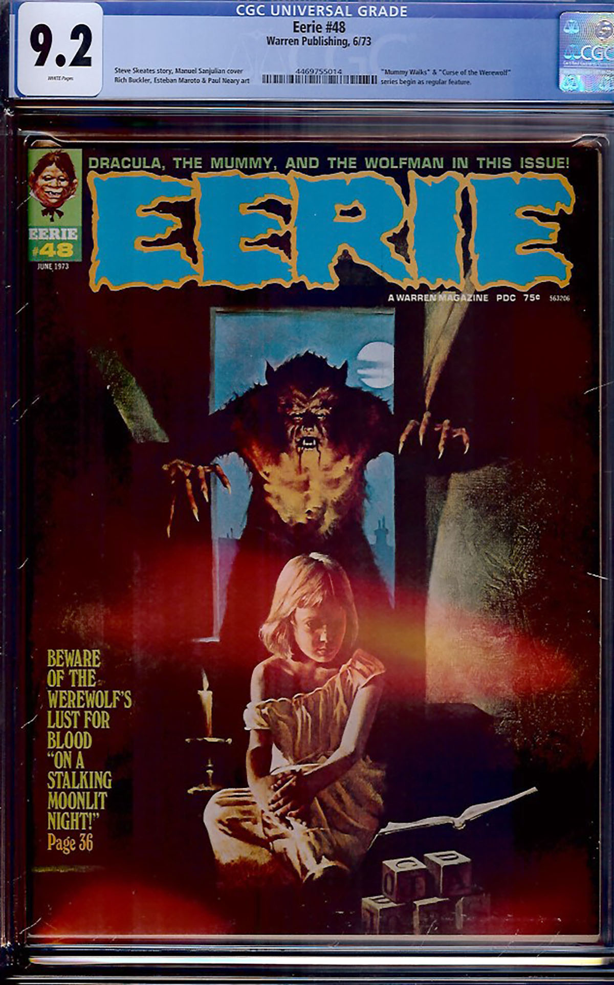 Eerie #48 CGC 9.2 w