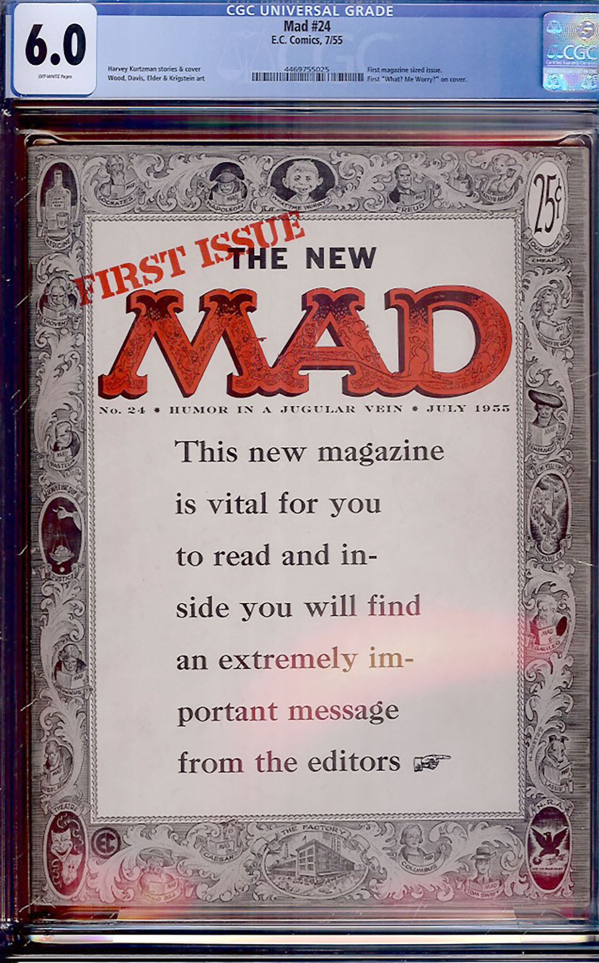 Mad #24 CGC 6.0 ow