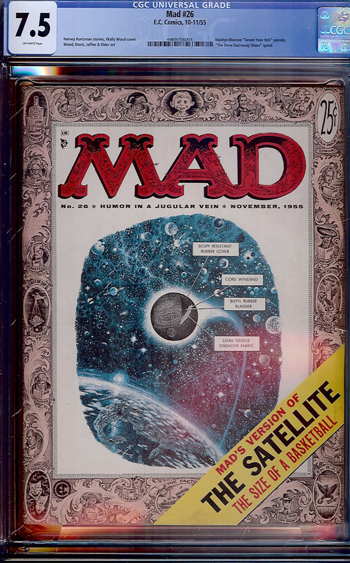 Mad #26 CGC 7.5 ow