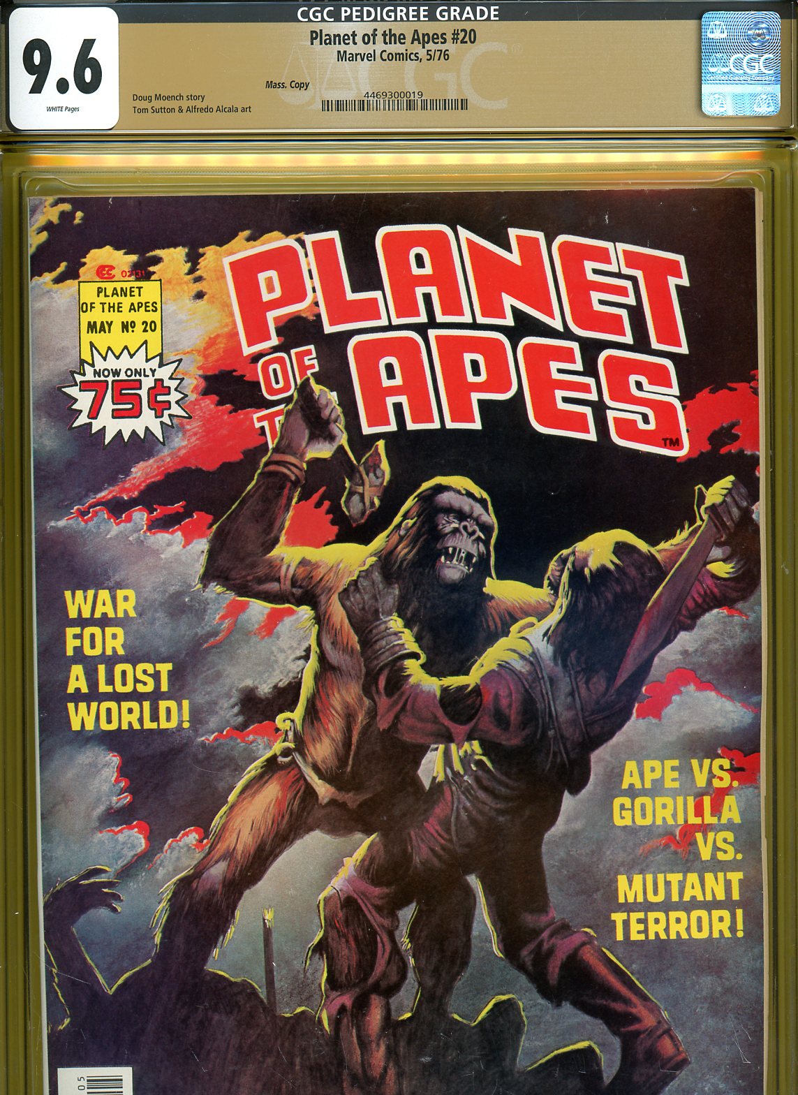 Planet of the Apes #20 CGC 9.6 w Mass. Copy