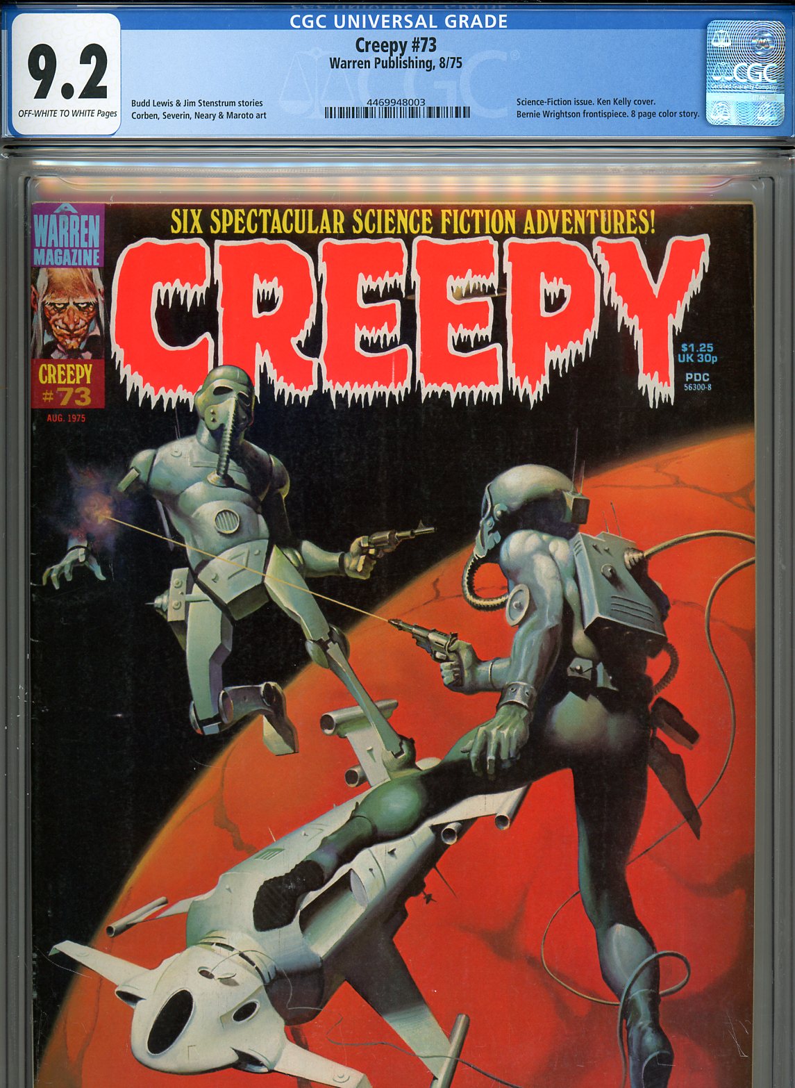 Creepy #73 CGC 9.2 ow/w