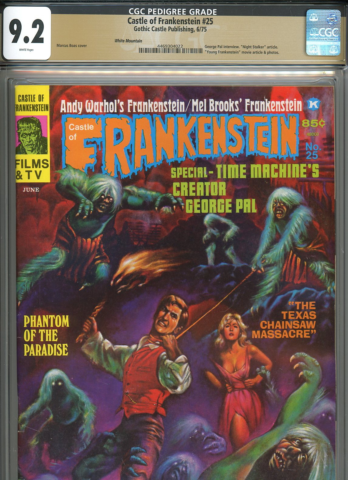 Castle of Frankenstein #25 CGC 9.2 w White Mountain