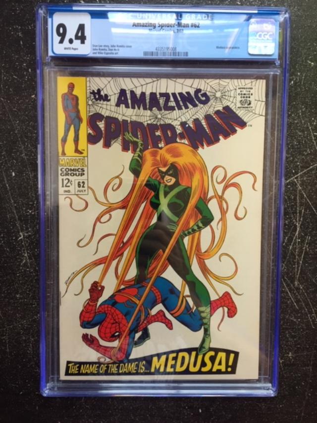 Amazing Spider-Man #62 CGC 9.4 w