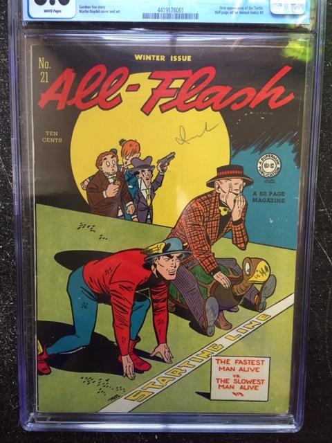 All-Flash #21 CGC 8.0 w