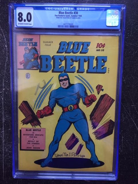 Blue Beetle #38 CGC 8.0 ow/w