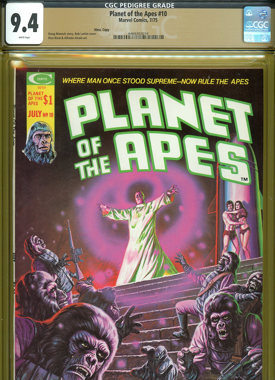 Planet of the Apes #10 CGC 9.4 w Mass. Copy