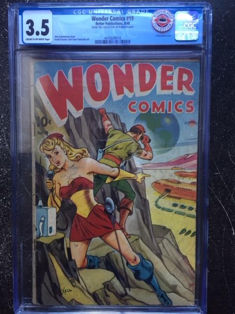 Wonder Comics #19 CGC 3.5 cr/ow