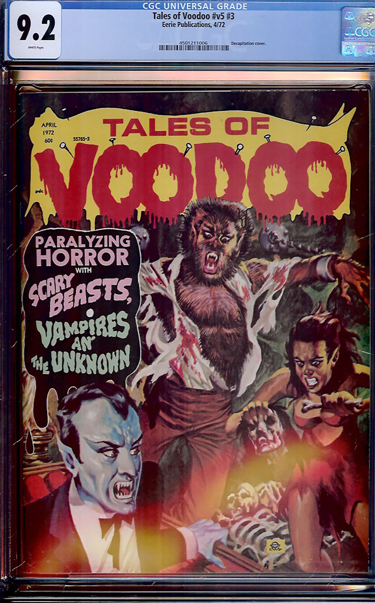 Tales of Voodoo Vol 5 #3 CGC 9.2 w