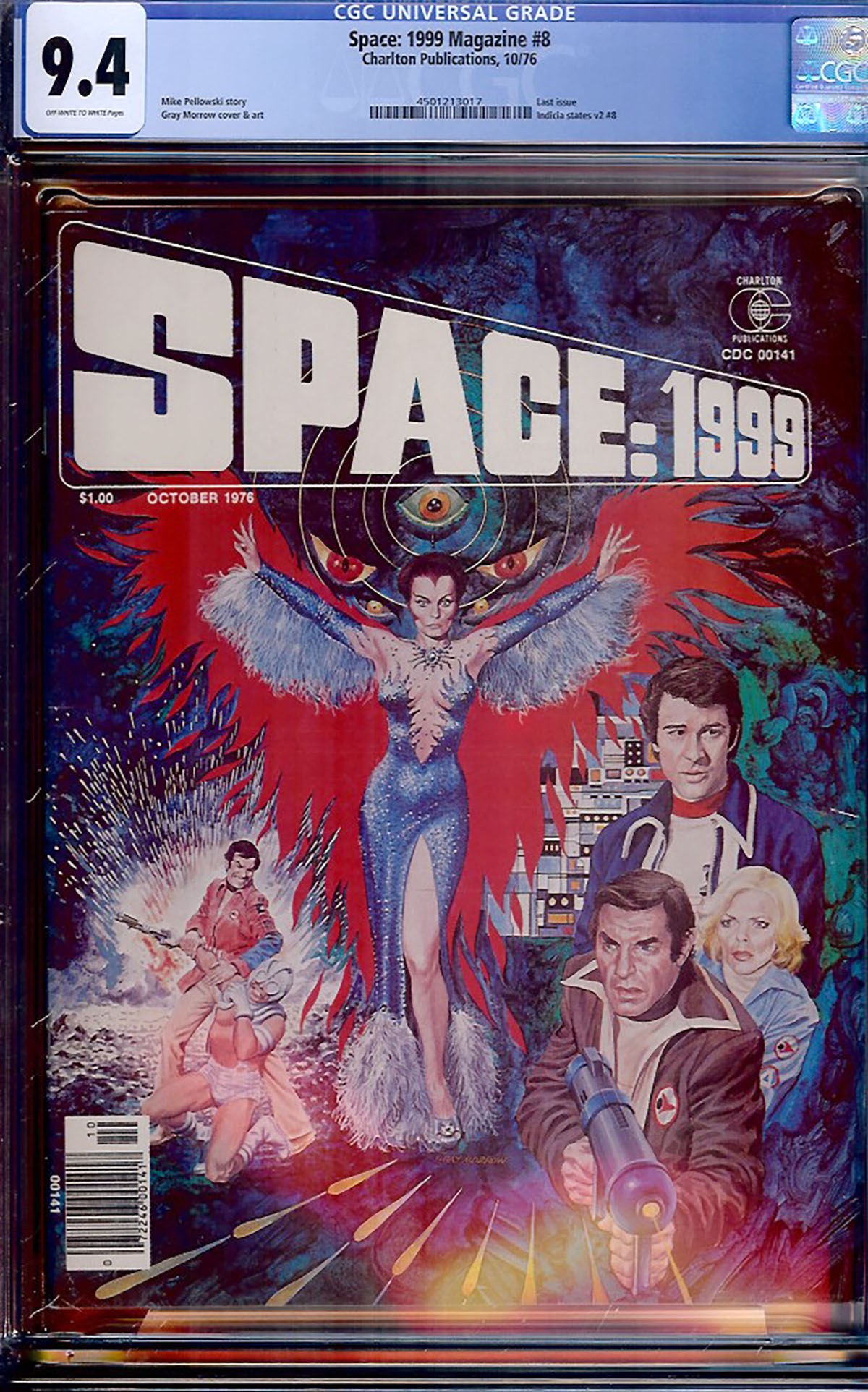 Space: 1999 Magazine #8 CGC 9.4 ow/w