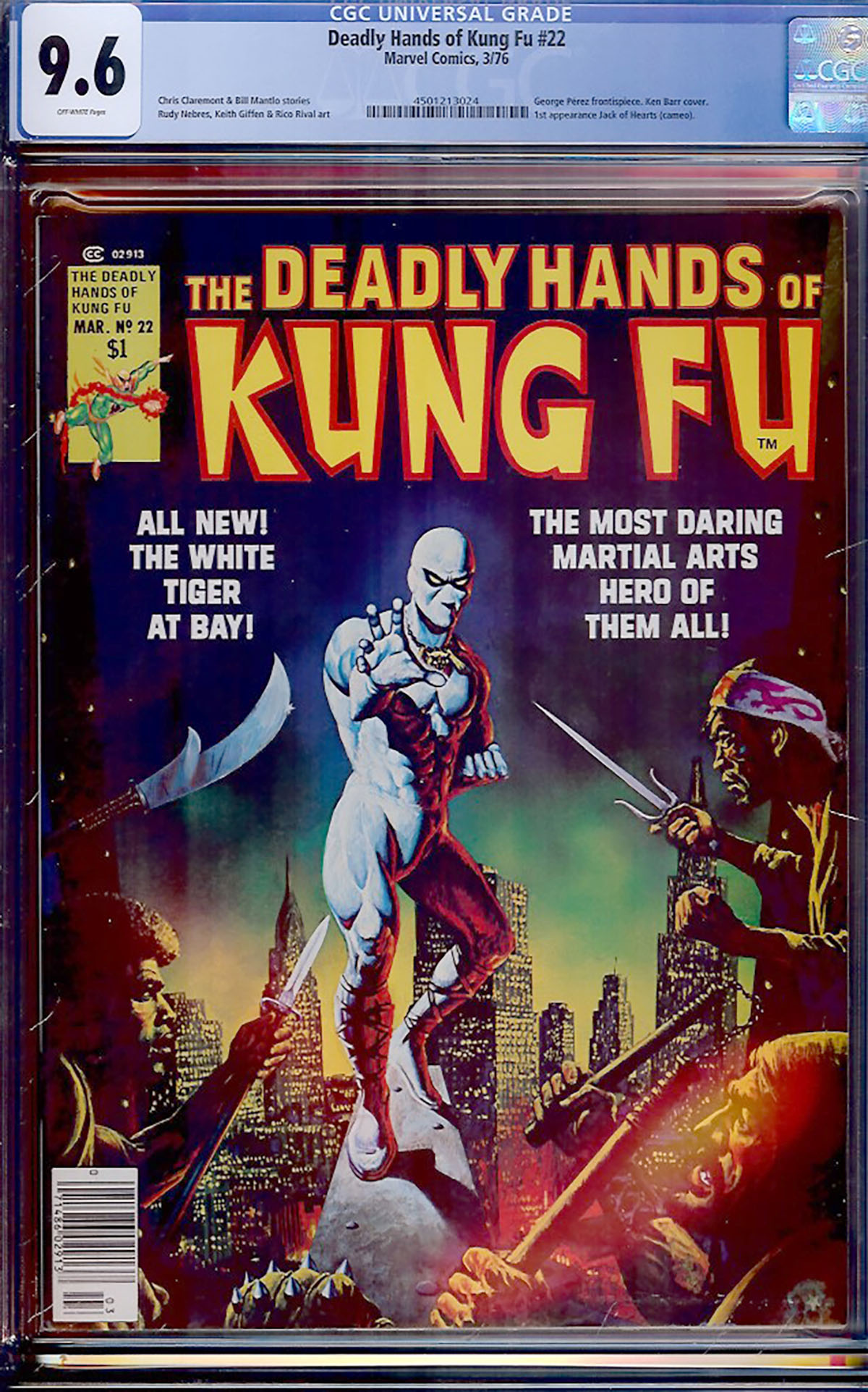 Deadly Hands of Kung Fu #22 CGC 9.6 ow