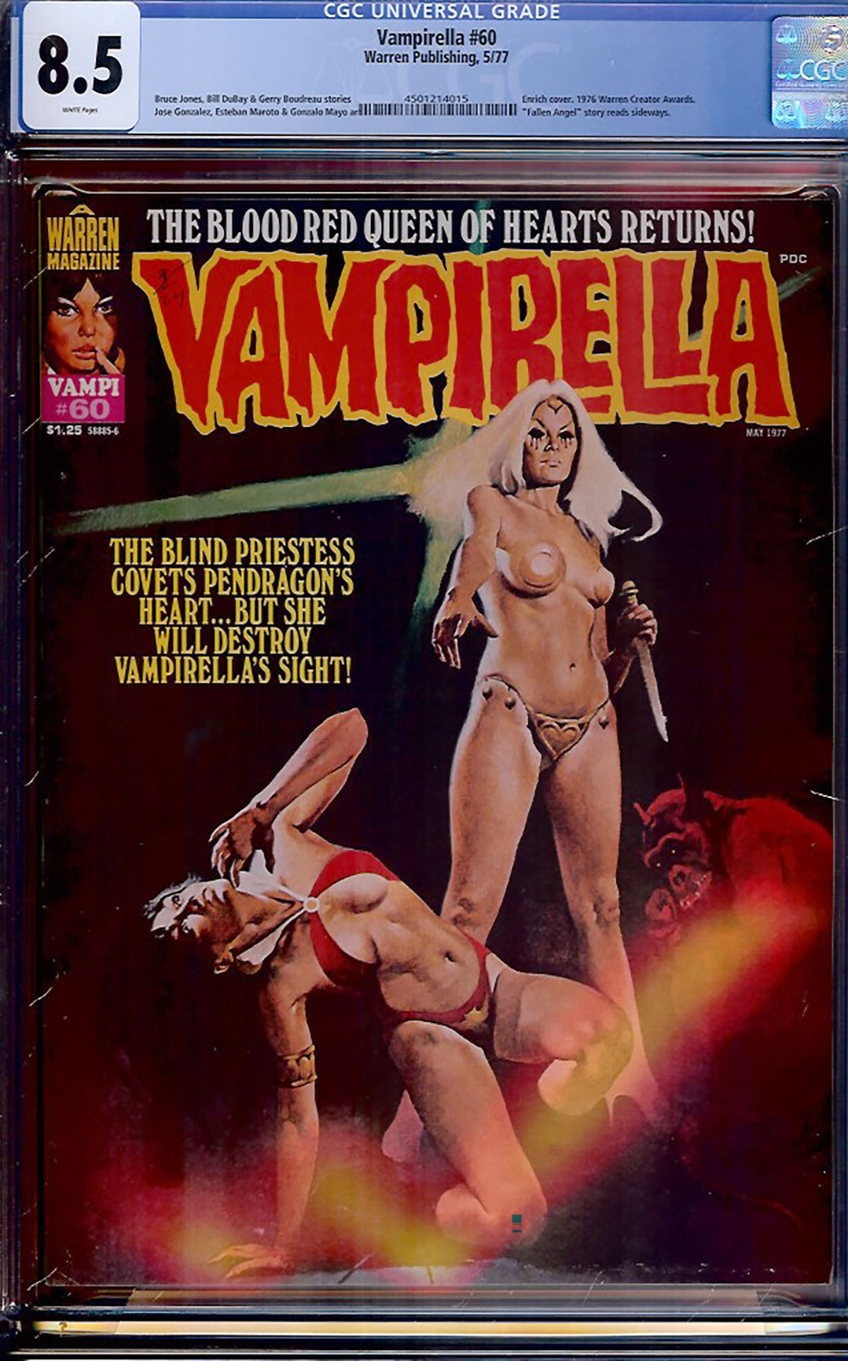 Vampirella #60 CGC 8.5 w