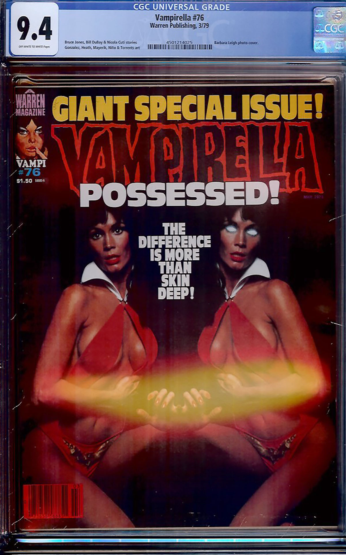 Vampirella #76 CGC 9.4 ow/w