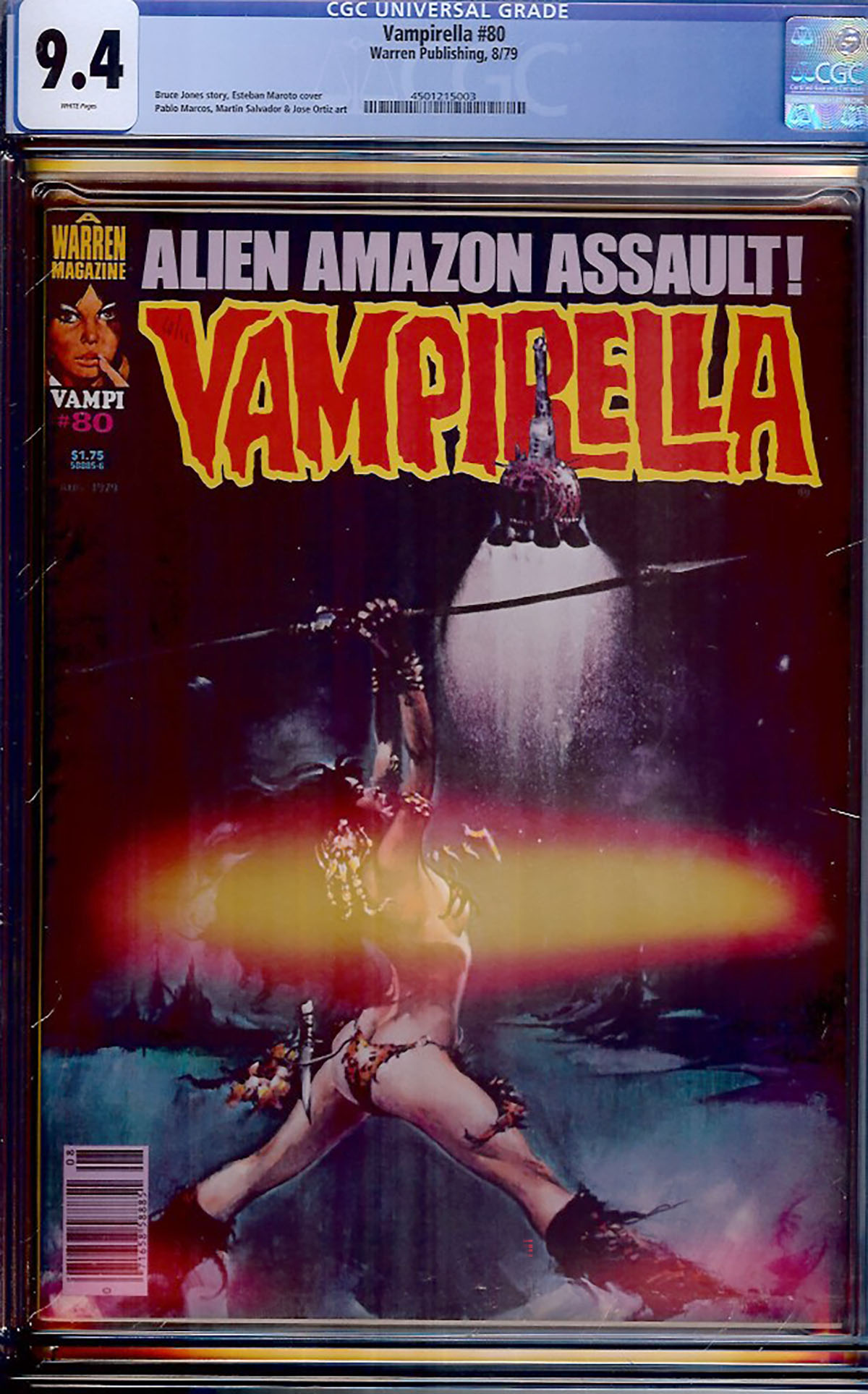 Vampirella #80 CGC 9.4 w