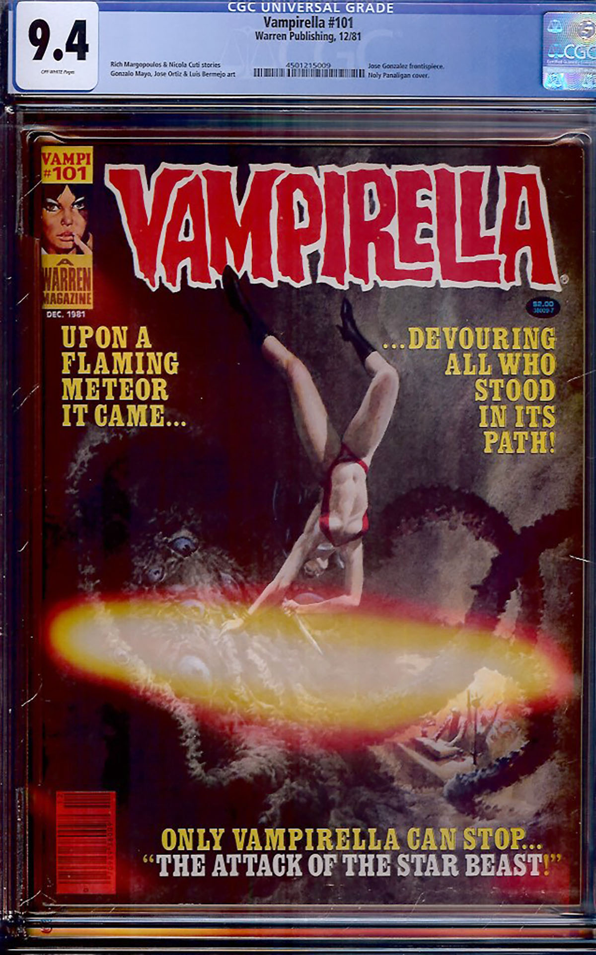 Vampirella #101 CGC 9.4 ow