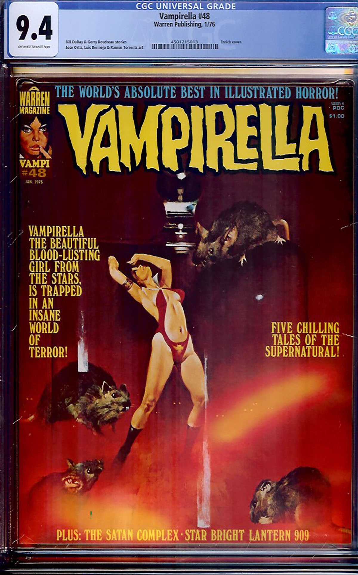 Vampirella #48 CGC 9.4 ow/w