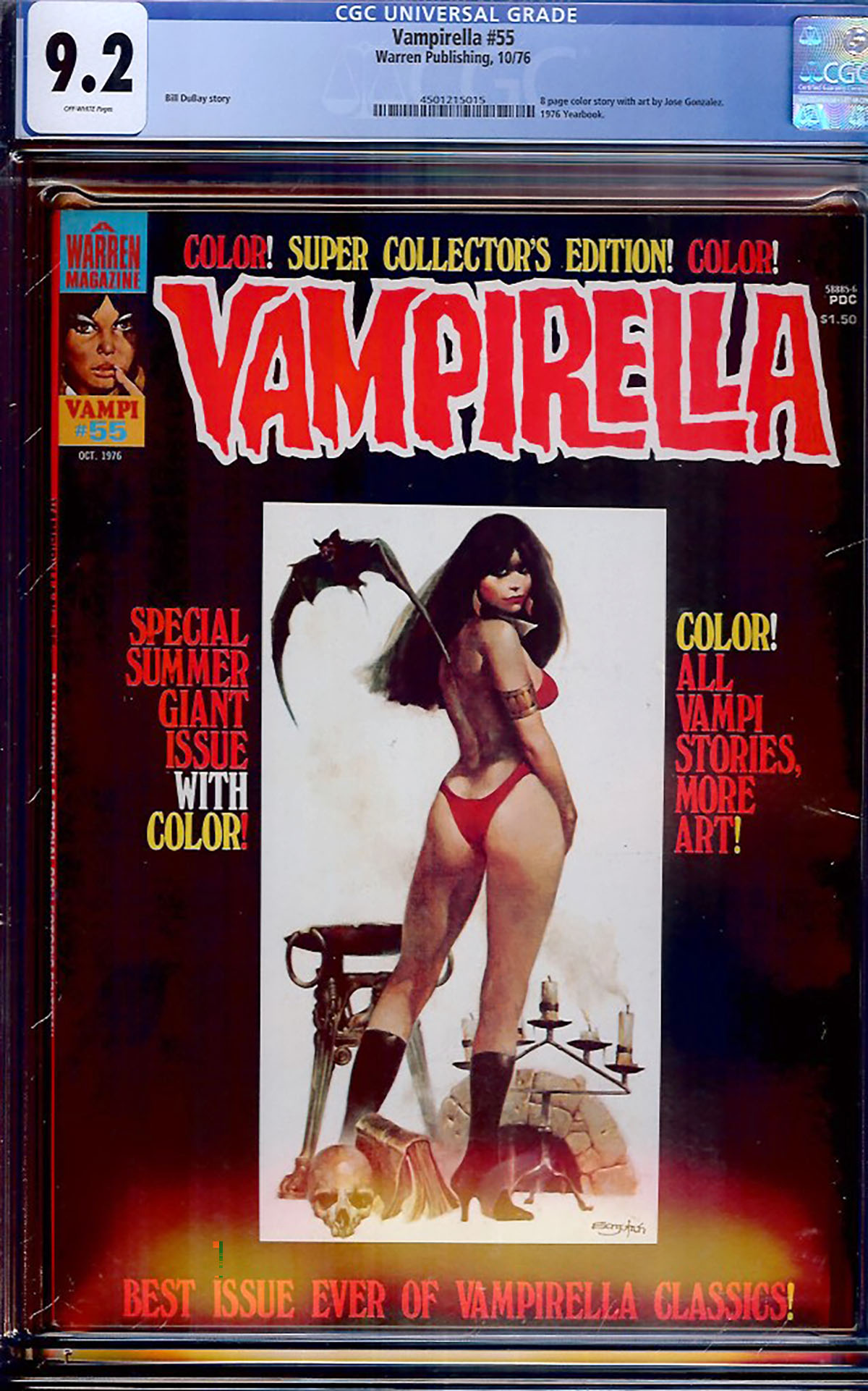 Vampirella #55 CGC 9.2 ow