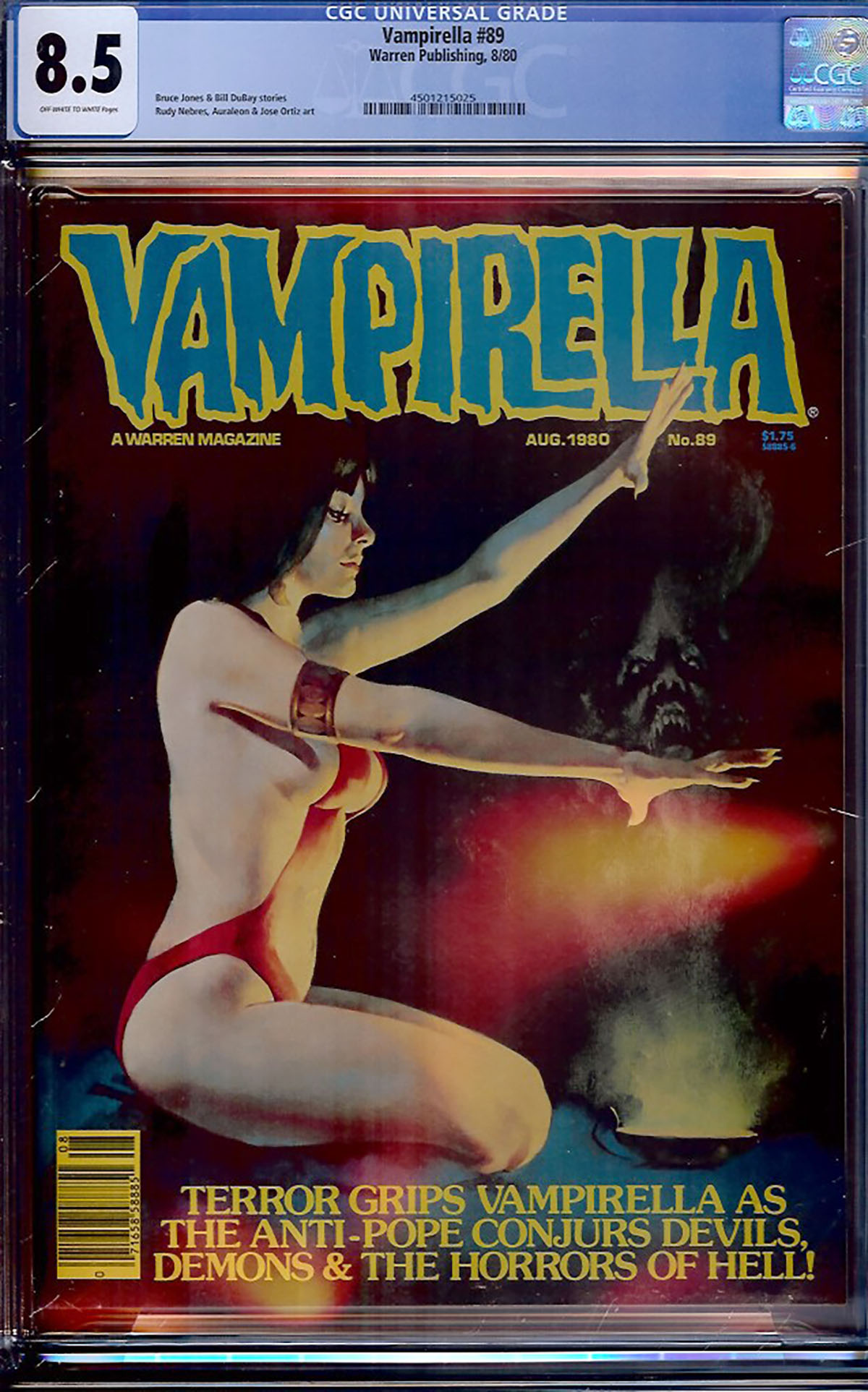 Vampirella #89 CGC 8.5 ow/w