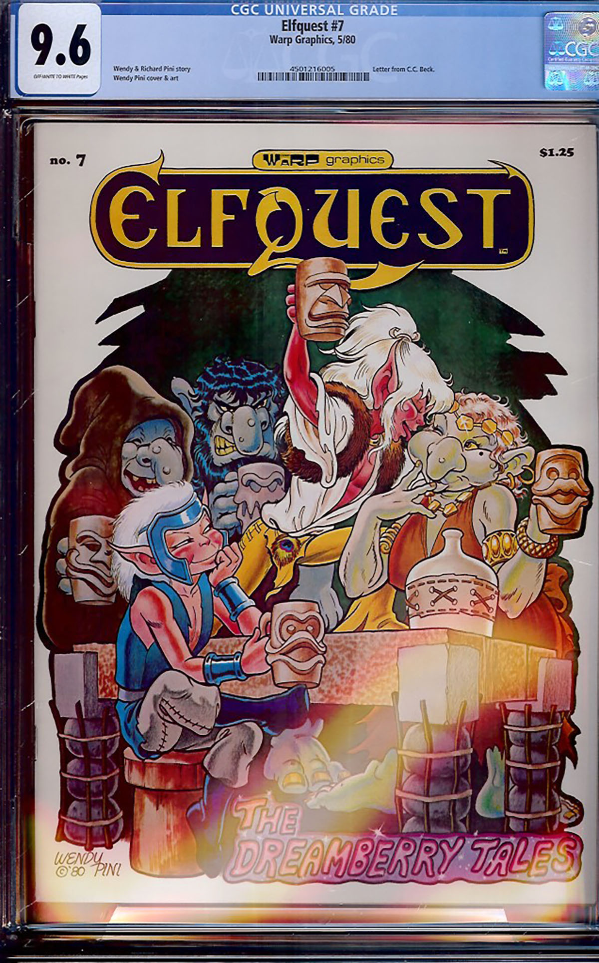 Elfquest #7 CGC 9.6 ow/w