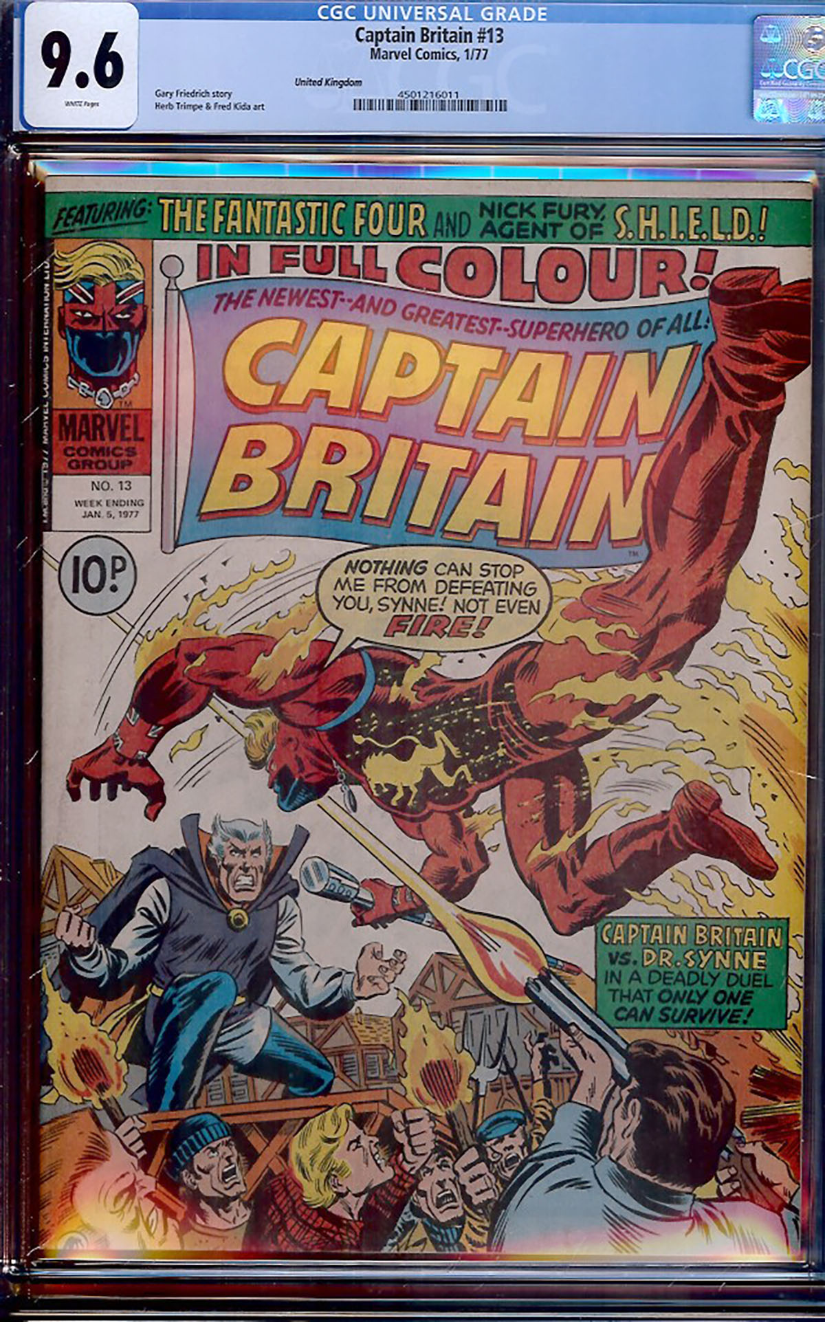 Captain Britain #13 CGC 9.6 w