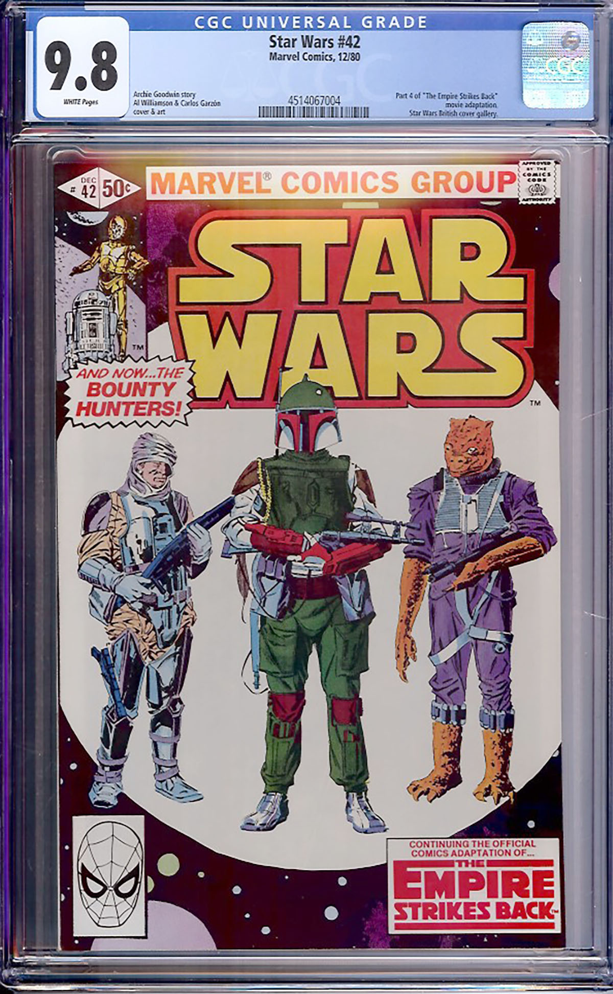 Star Wars #42 CGC 9.8 w