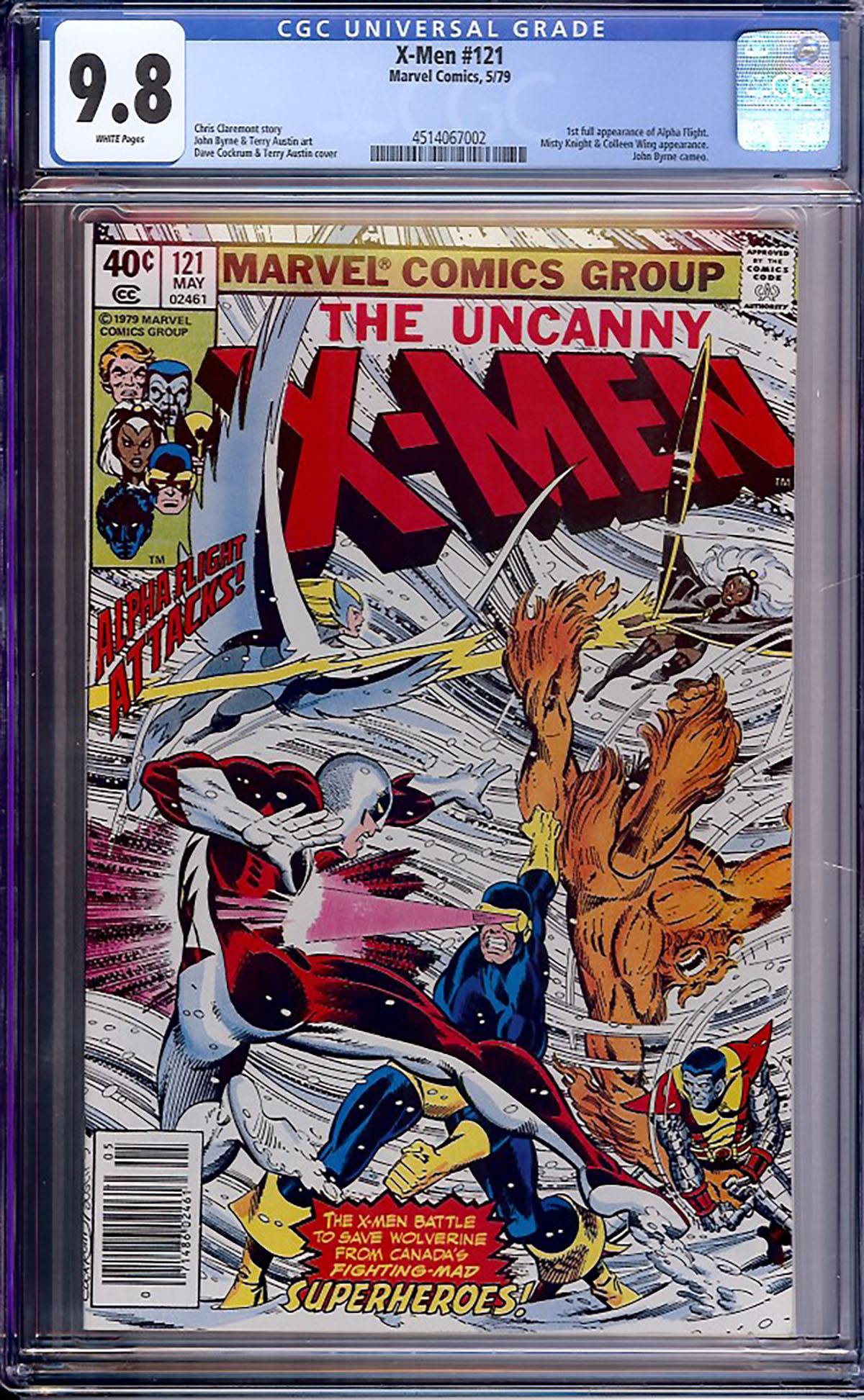 X-Men #121 CGC 9.8 w