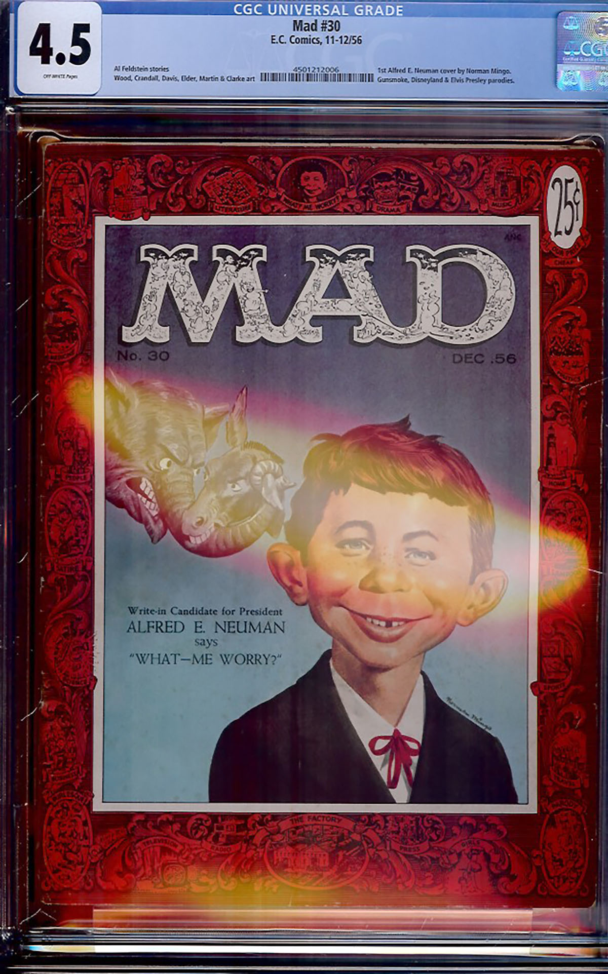 Mad #30 CGC 4.5 ow