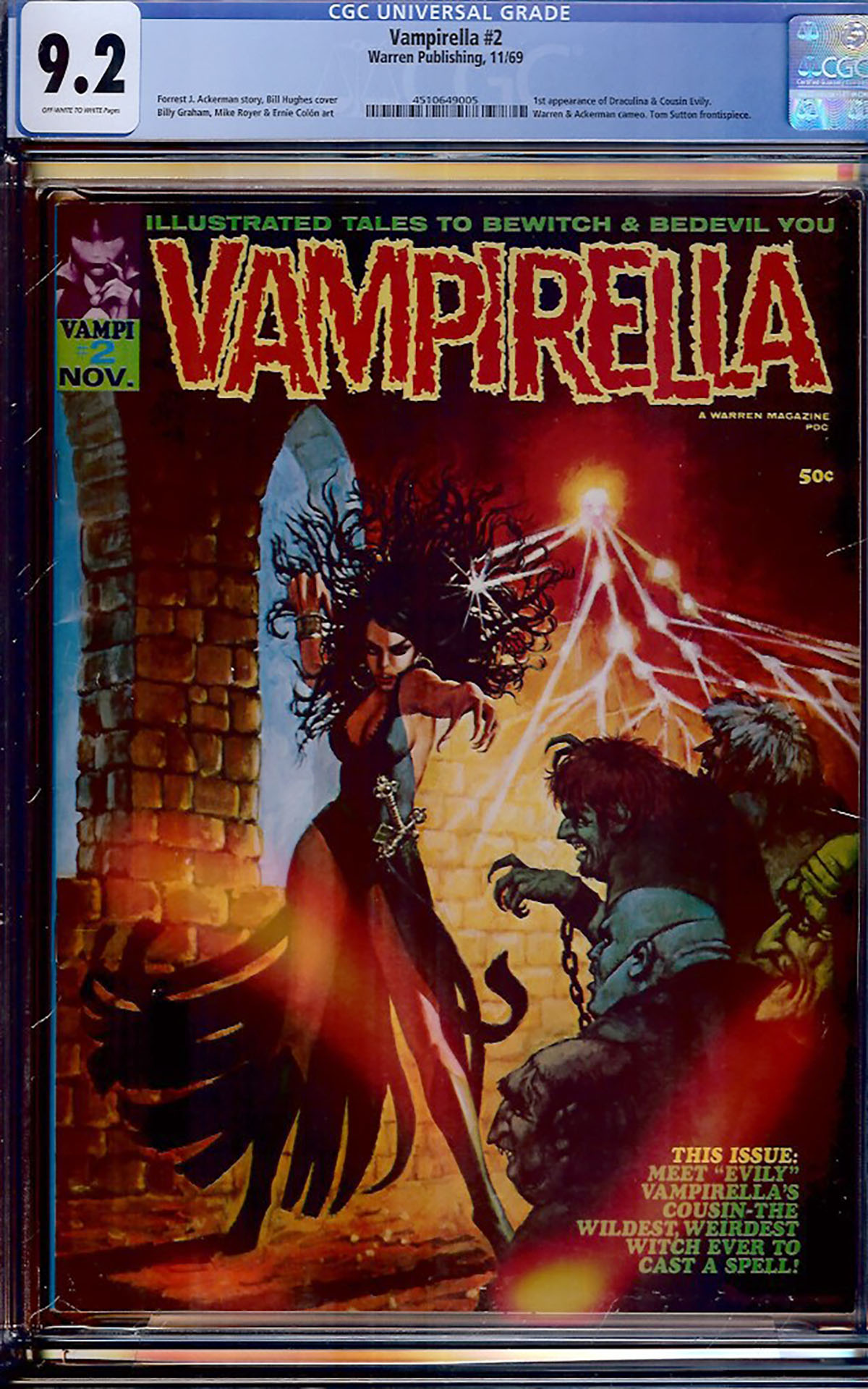 Vampirella #2 CGC 9.2 ow/w