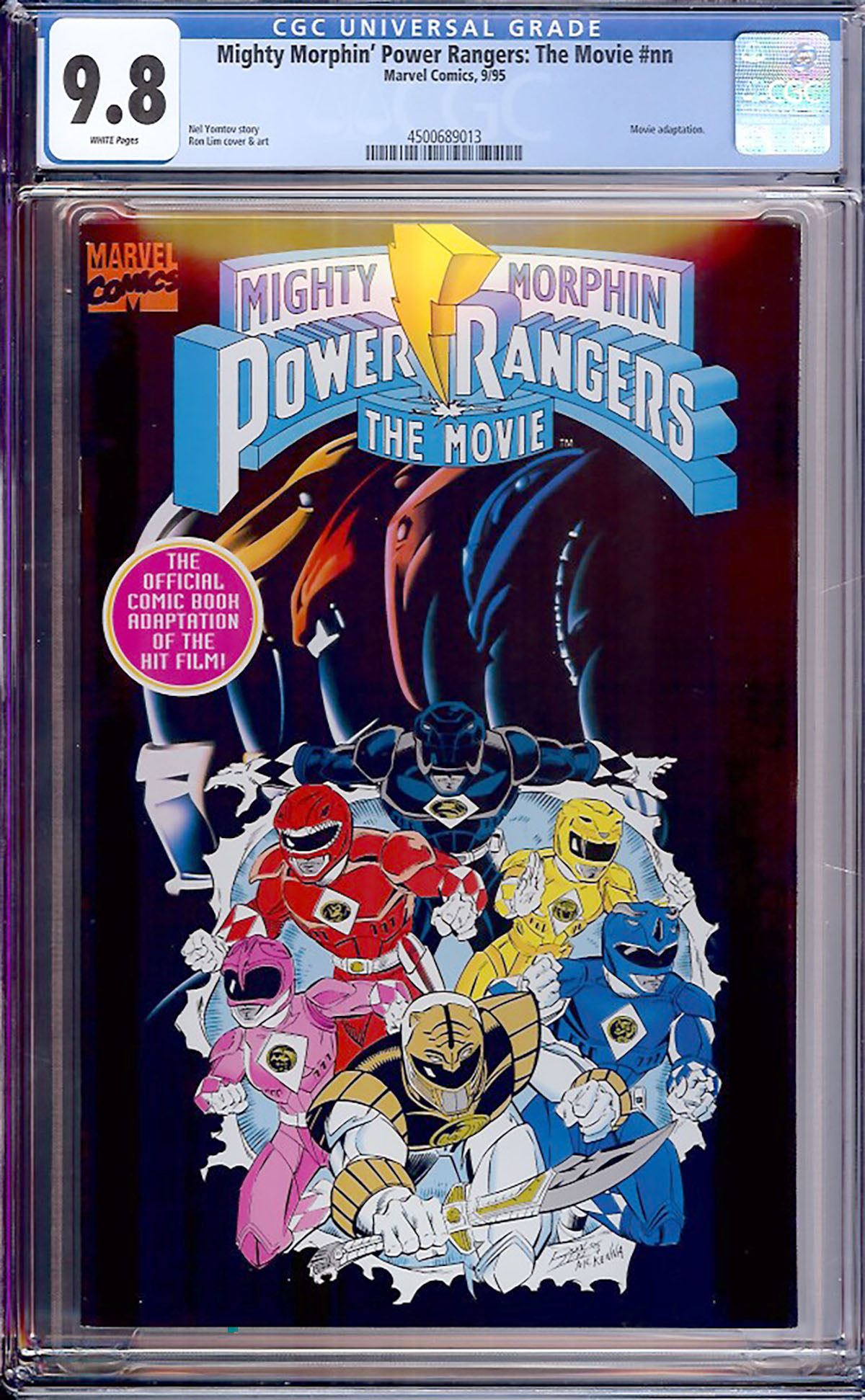 Mighty Morphin Power Rangers: The Movie #1 CGC 9.8 w