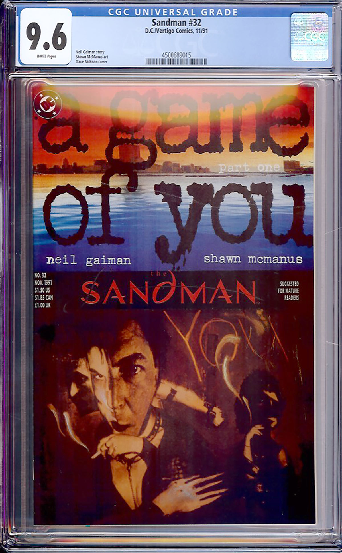 Sandman #32 CGC 9.6 w