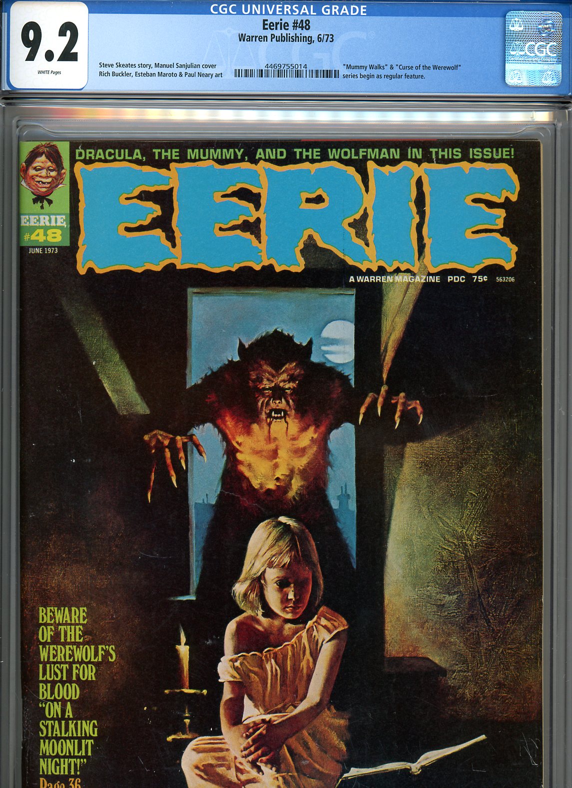 Eerie #48 CGC 9.2 w