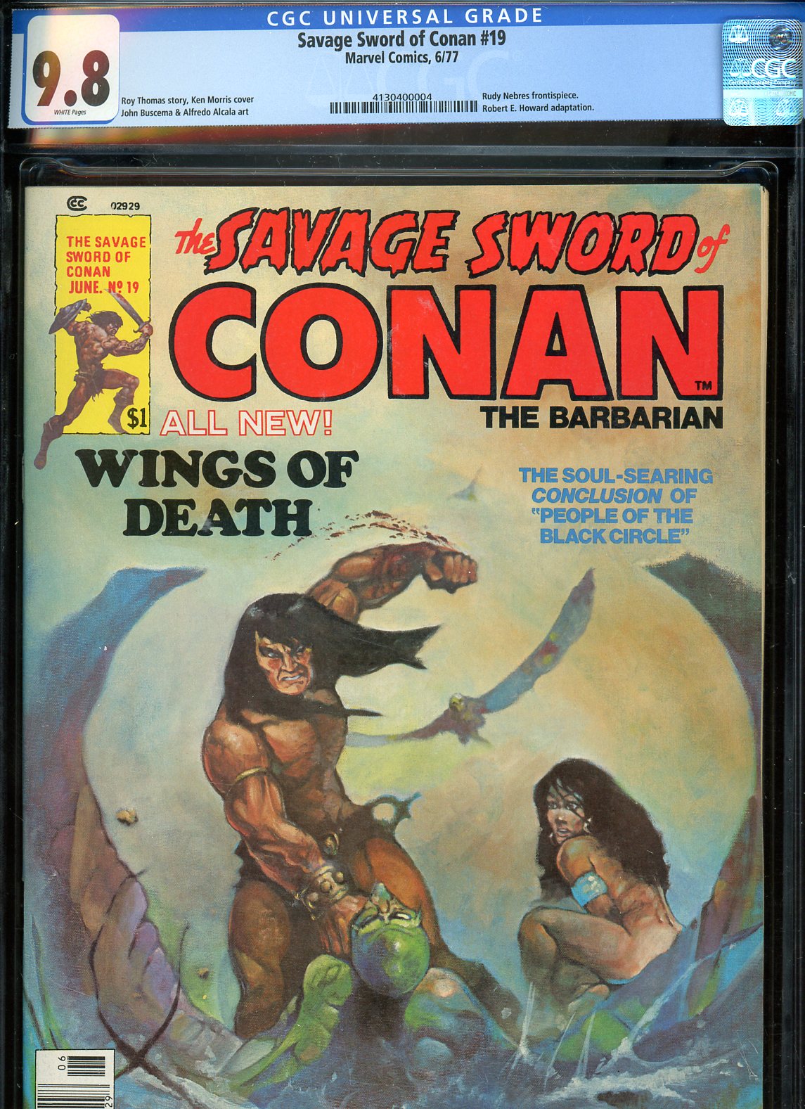 Savage Sword of Conan #19 CGC 9.8 w