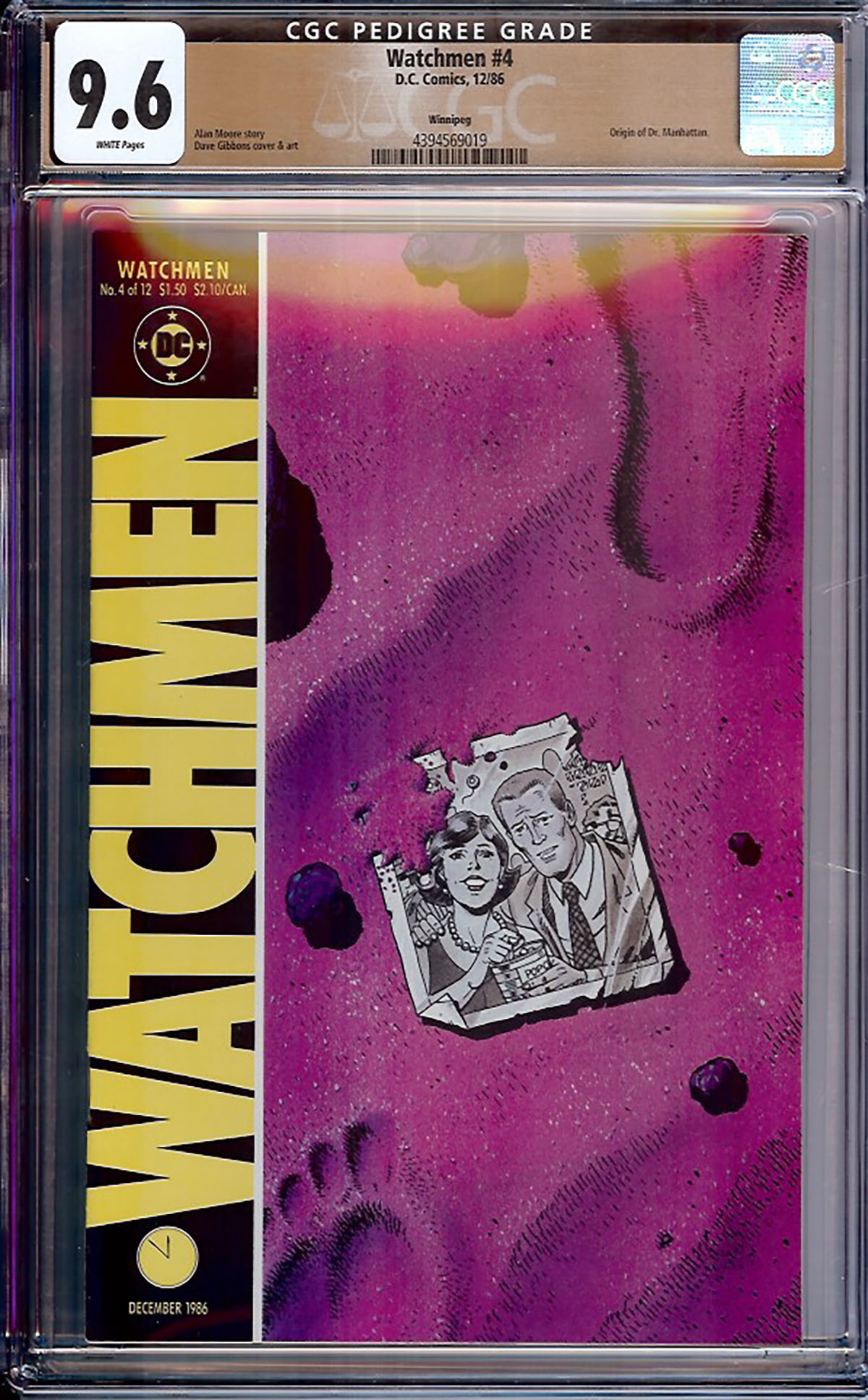 Watchmen #4 CGC 9.6 w Winnipeg