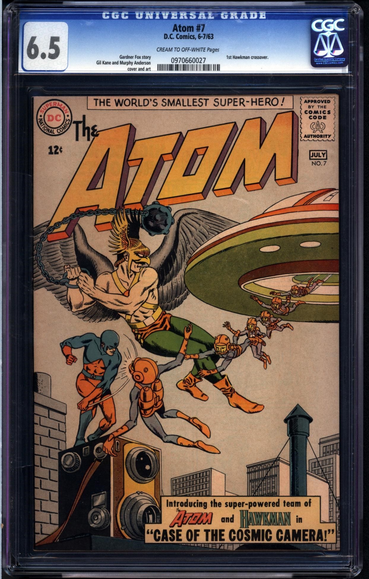 Atom #7 CGC 6.5 cr/ow