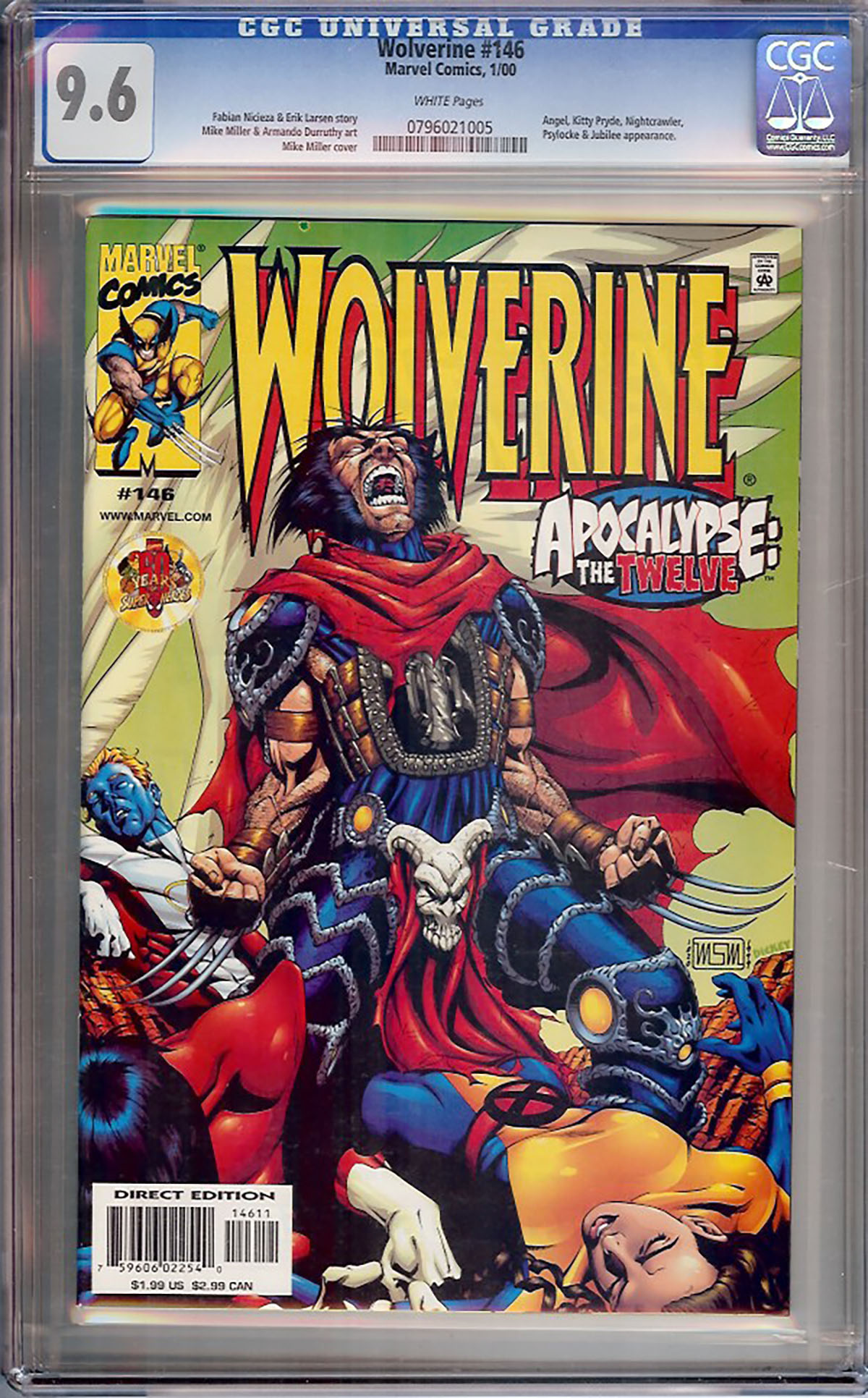 Wolverine #146 CGC 9.6 w