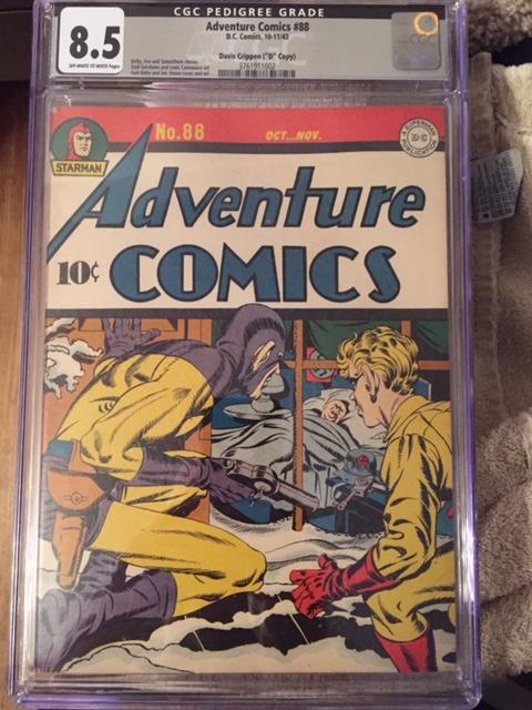 Adventure Comics #88 CGC 8.5 ow/w Davis Crippen ("D" Copy)